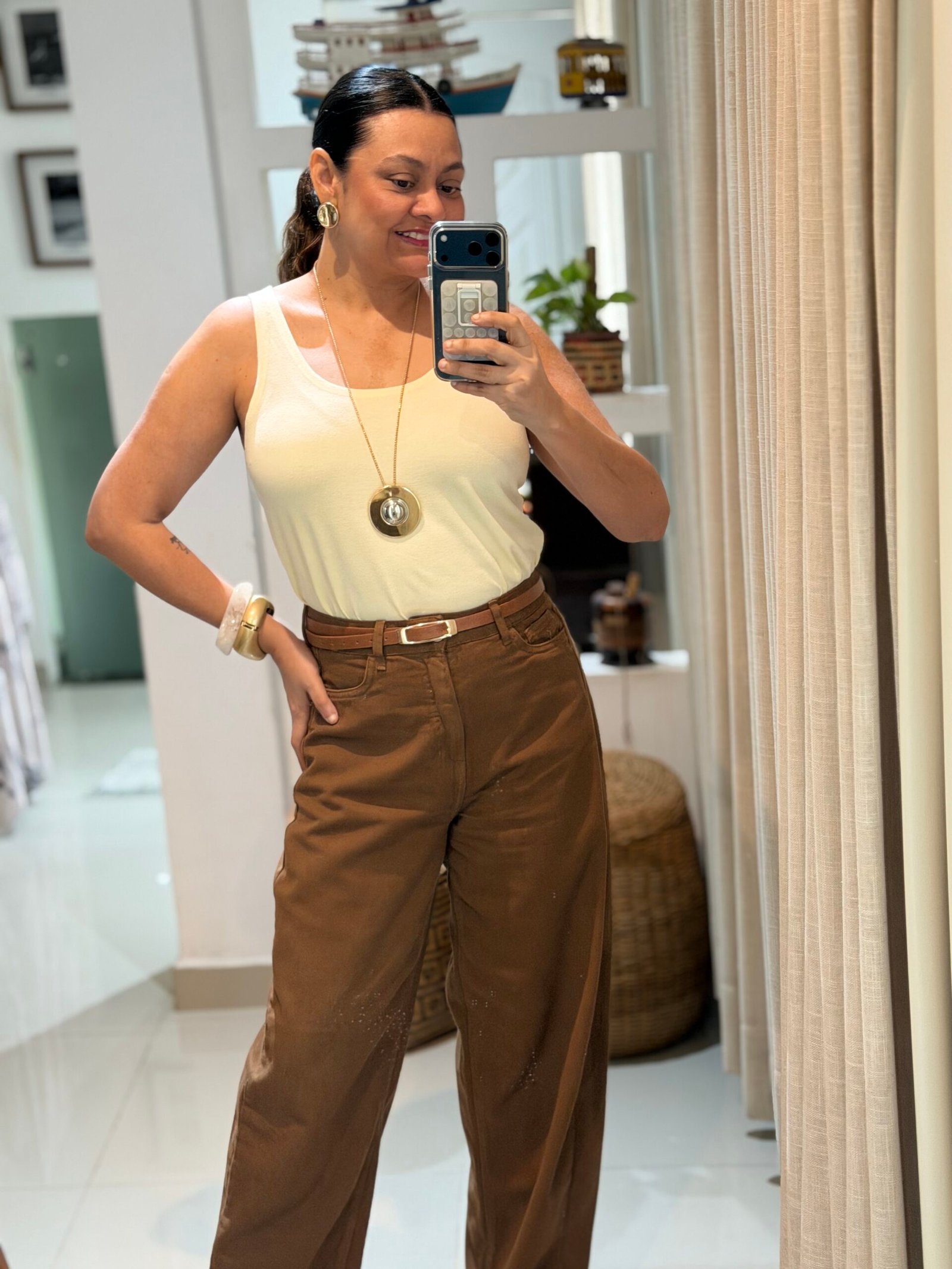 Regata aveludada 100% algodão - Imagem 2