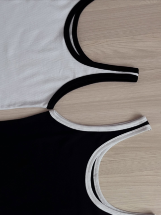 Regatas Bicolor 100% algodão